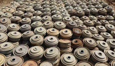 107 ضحايا يمنيين بين قتيل وجريح نتيجة الألغام الحوثية