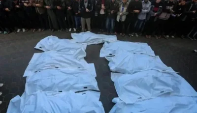 مقتل 4 فلسطينيين جراء غارات إسرائيلية استهدفت مخيمات نازحين في غزة.