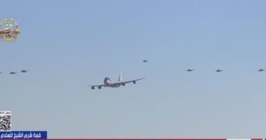 6 جميلات.. ترامب يعلق على مرافقة طائرته بمقاتلات مصرية.. فيديو