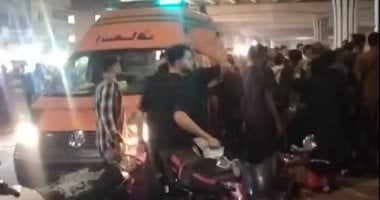 إصابة شاب ووالدته صدمتهما سيارة ملاكي في البراجيل بالجيزة