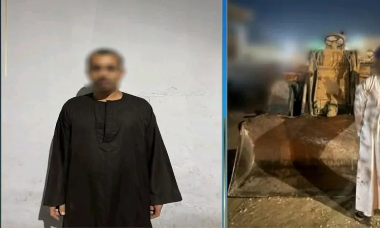 ما حقيقة هدم سائق لودر واجهة 3 محلات تجارية في قنا؟